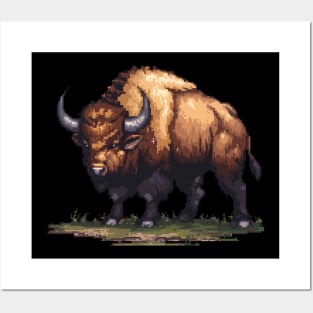 16-Bit Bison Posters and Art